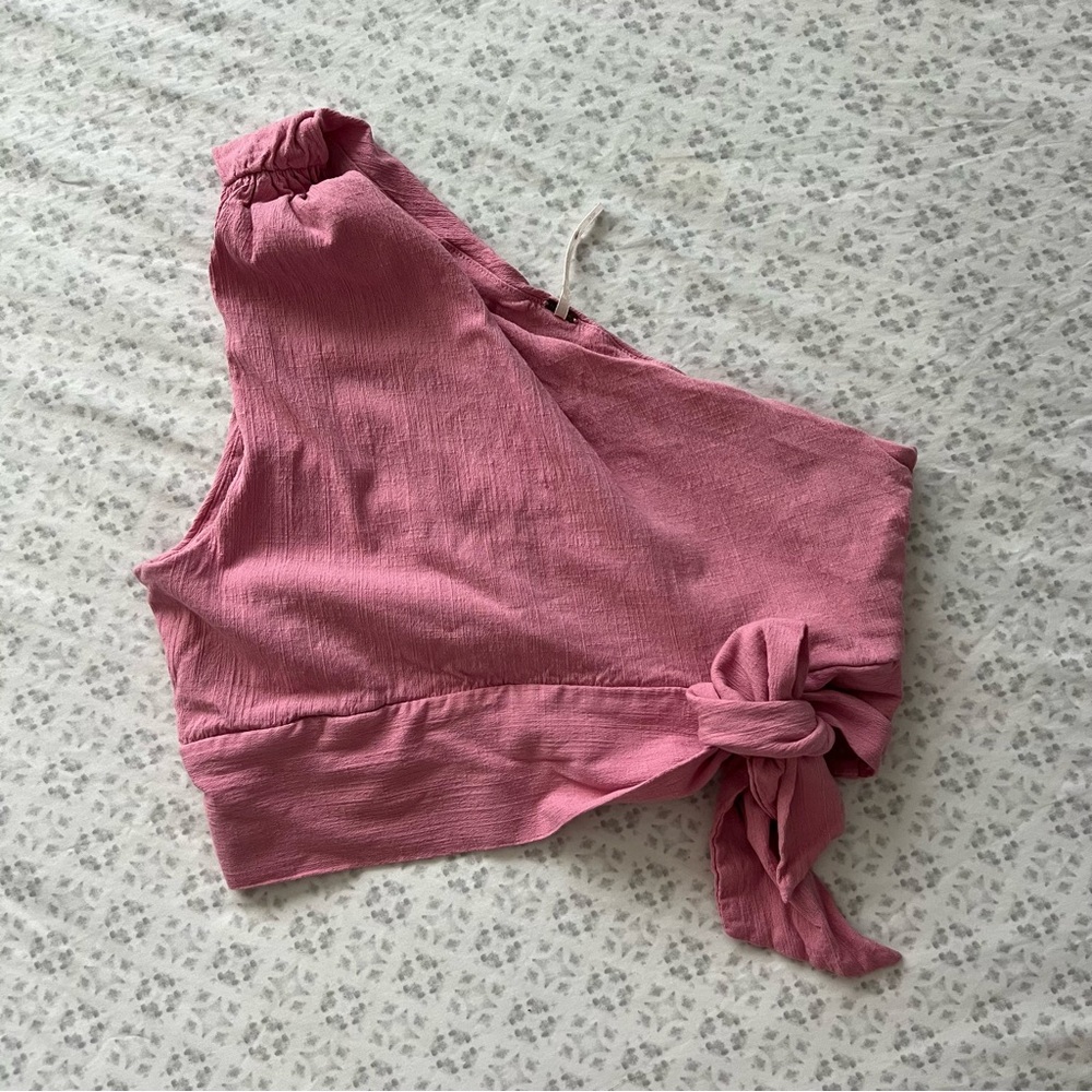 Free People One Shoulder Women's Top with Tie Detail